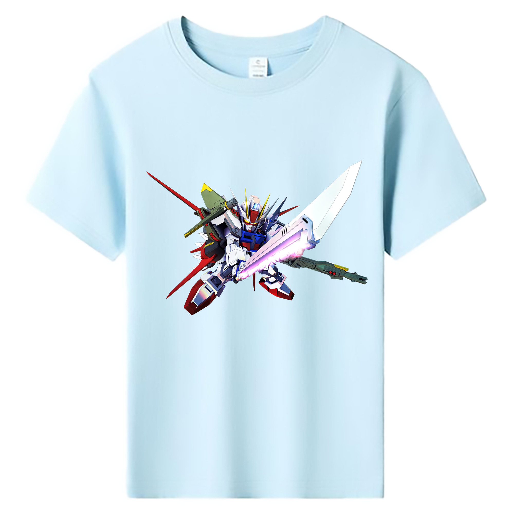 （画像用） 機動戦士ガンダム Mobile Suit Gundam 綿100％キッズTシャツ（フロントプリント）